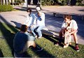 1986-07_San Diego-Balboa Park-06-Jim, Janie, Chris and Dan